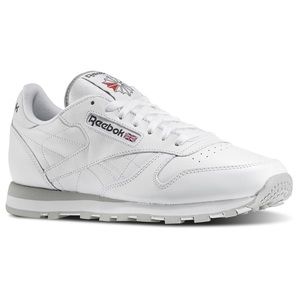 all white reebok classics mens