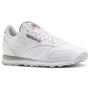 reebok classic all white mens