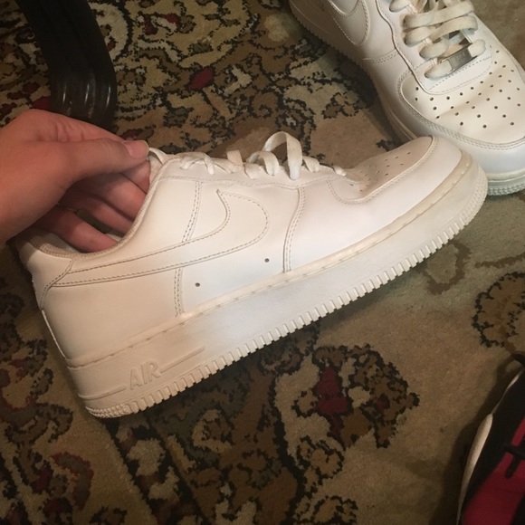 White low top nikes