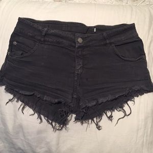 Brandy Melville black jean shorts