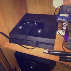 PlayStation 4 with games