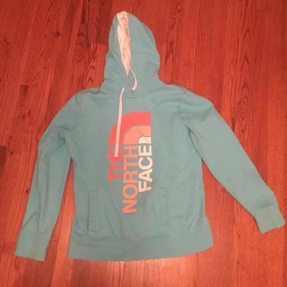 Sky Blue North Face Sweatshirt