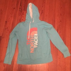 Sky Blue North Face Sweatshirt