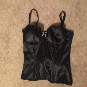 Black Corset Lingerie Top Never Worn