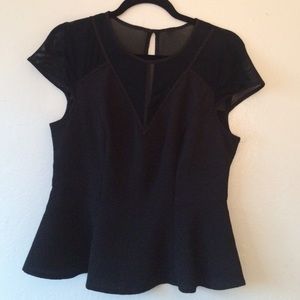 Guess peplum top