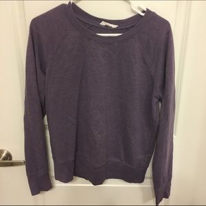 Purple sweater!