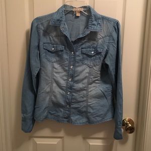 Chambray button up