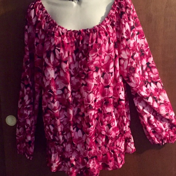 Michael Kors pink vibrant pink top