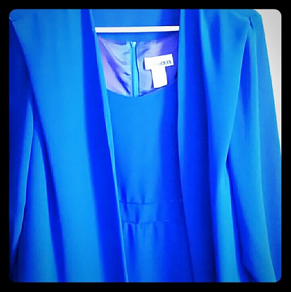 Elegant 2pc Royal Blue evening gown