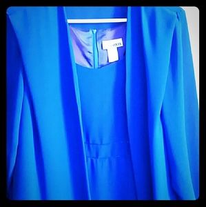 Elegant 2pc Royal Blue evening gown