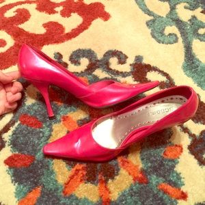 Hot pink heels
