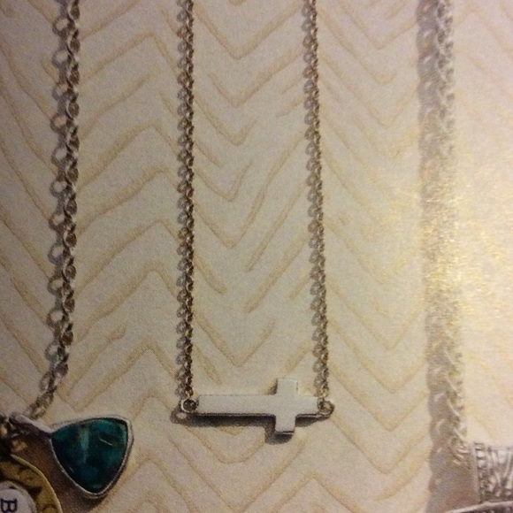 Simplex Cross Necklace