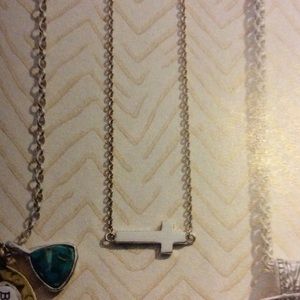 Simplex Cross Necklace