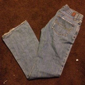 Abercrombie and Fitch jeans.