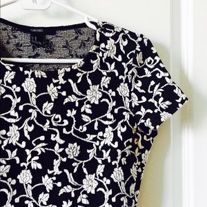 Forever 21 floral peplum top