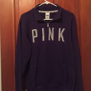 PINK Victoria secret half zip