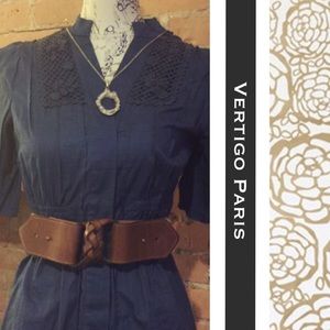 (NWOT) Vertigo Paris | Embroidered Peasant Top