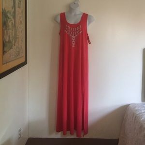 Final $‼️Plus Size Hot Pink Racer Back Maxi Dress