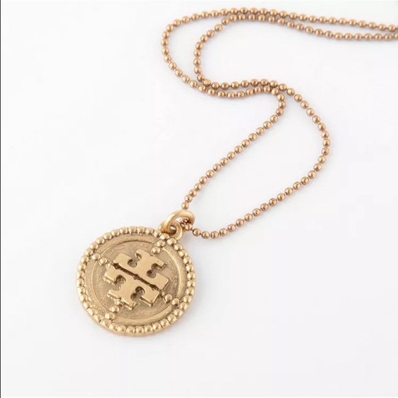 Tory Burch Coin Necklace