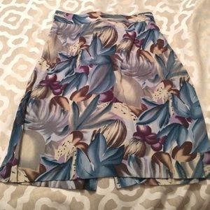 Vintage floral mini skirt