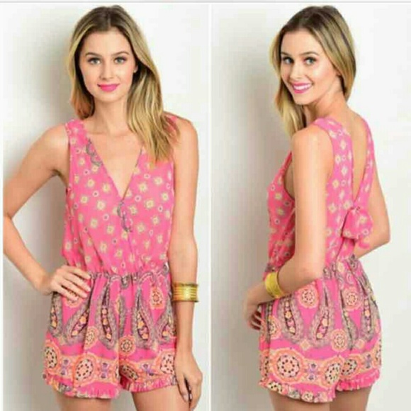 Pink romper - Picture 1 of 3