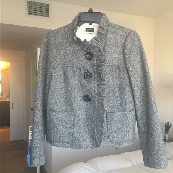 Jcrew Tweed Wool Jacket