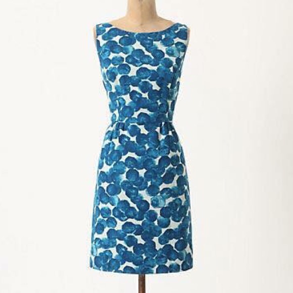 Anthropologie Tabitha watercolor gems dress