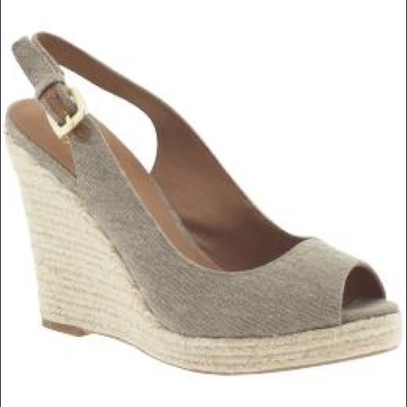Franco Sarto Shoes - Gorgeous Franco Sarto canvas/rope wedges!