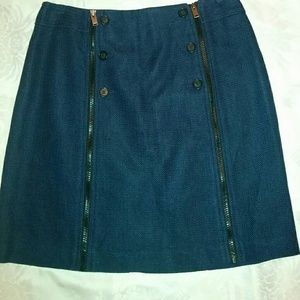 Ann Taylor pencil skirt with two zippers