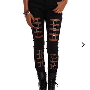 Black Jeans With Buckles