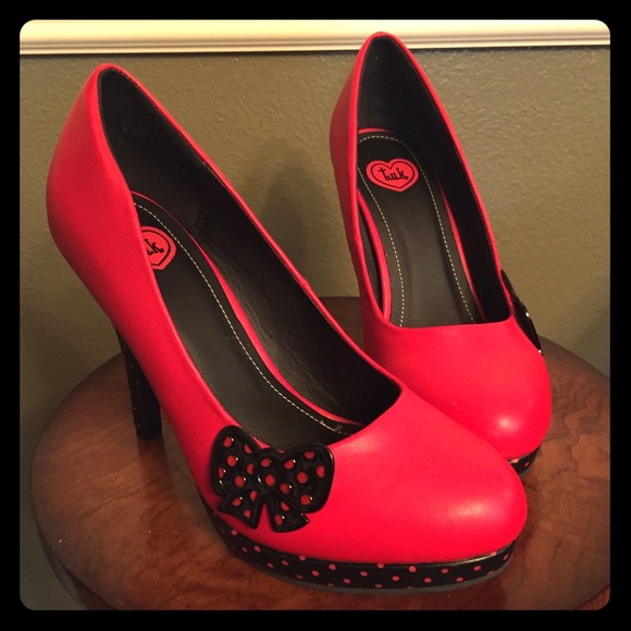 Red T.U.K. Modcloth heels
