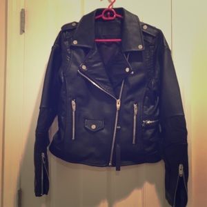 Vegan leather jacket