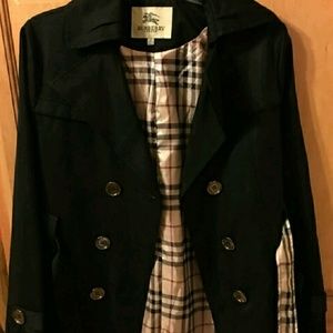 Black Designer Trench Coat