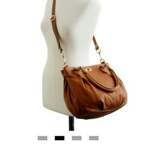 J.CREW Brompton Hobo Brown Leather Bag