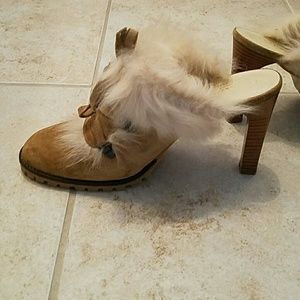 PRICE DROP COACH open back booties