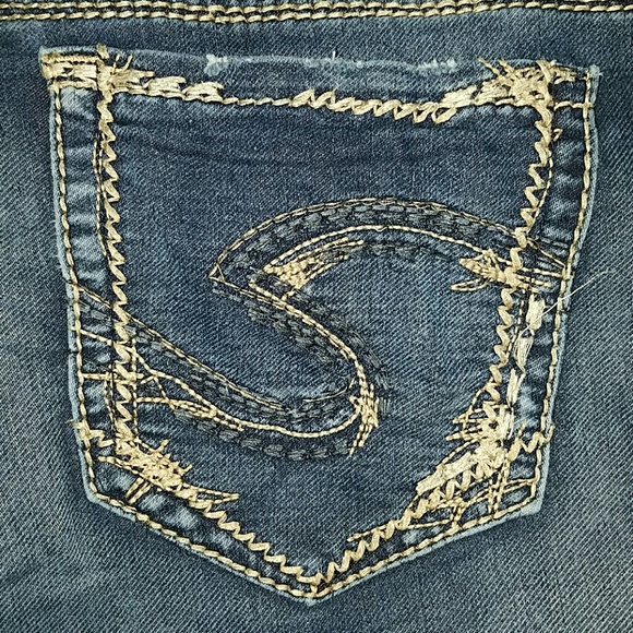 Silver Suki Joga Mid Pencil Skinny
