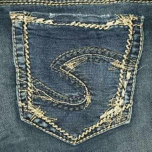 Silver Suki Joga Mid Pencil Skinny