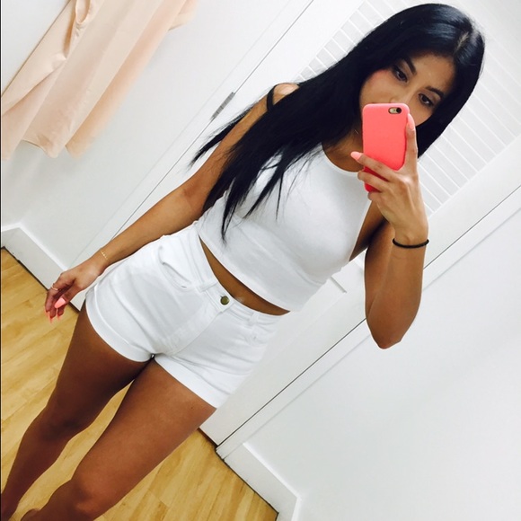 American apparel high waisted shorts