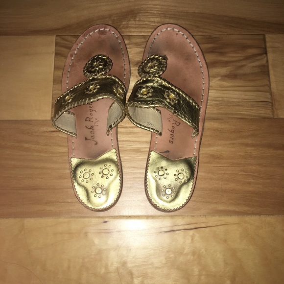 GOLD JACK ROGERS SIZE 7