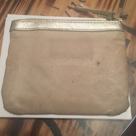 Balenciaga metallic Gold pouch/wallet - Picture 2 of 3
