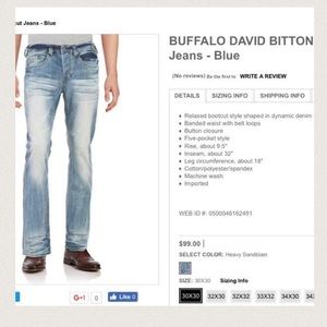 Buffalo(David Bitton) Jeans