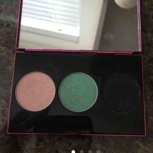 MAC shadow and Viva Glam lipstick