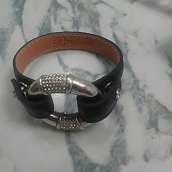 Brighton Black Leather Bracelet - Picture 2 of 2