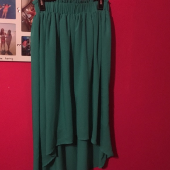 Hi-low skirt