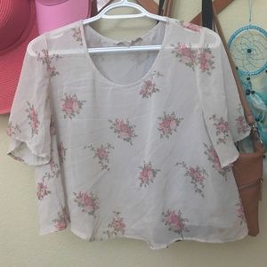 Flowy sheer shirt
