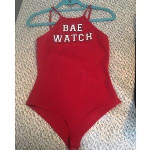 Bae watch Halloween costume.