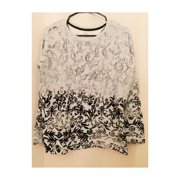 ZARA Embroidery Print Sweatshirt