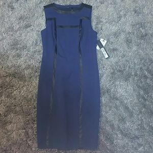 Marc New York Navy blue bodycon dress