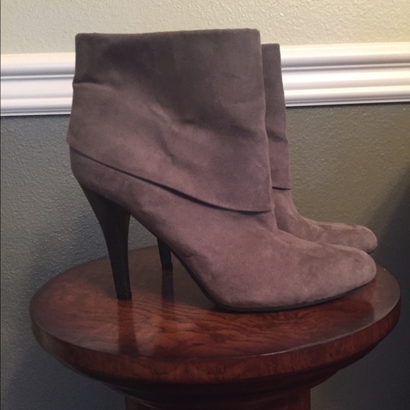 Faux Suede Ankle Booties - Picture 1 of 4
