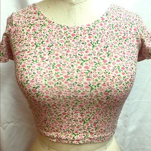 A cute flower tank top American Apparel